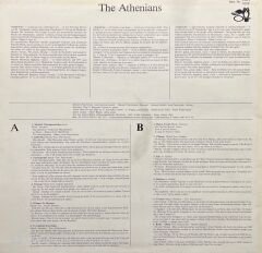 The Athenians Greek Popular Music LP Plak