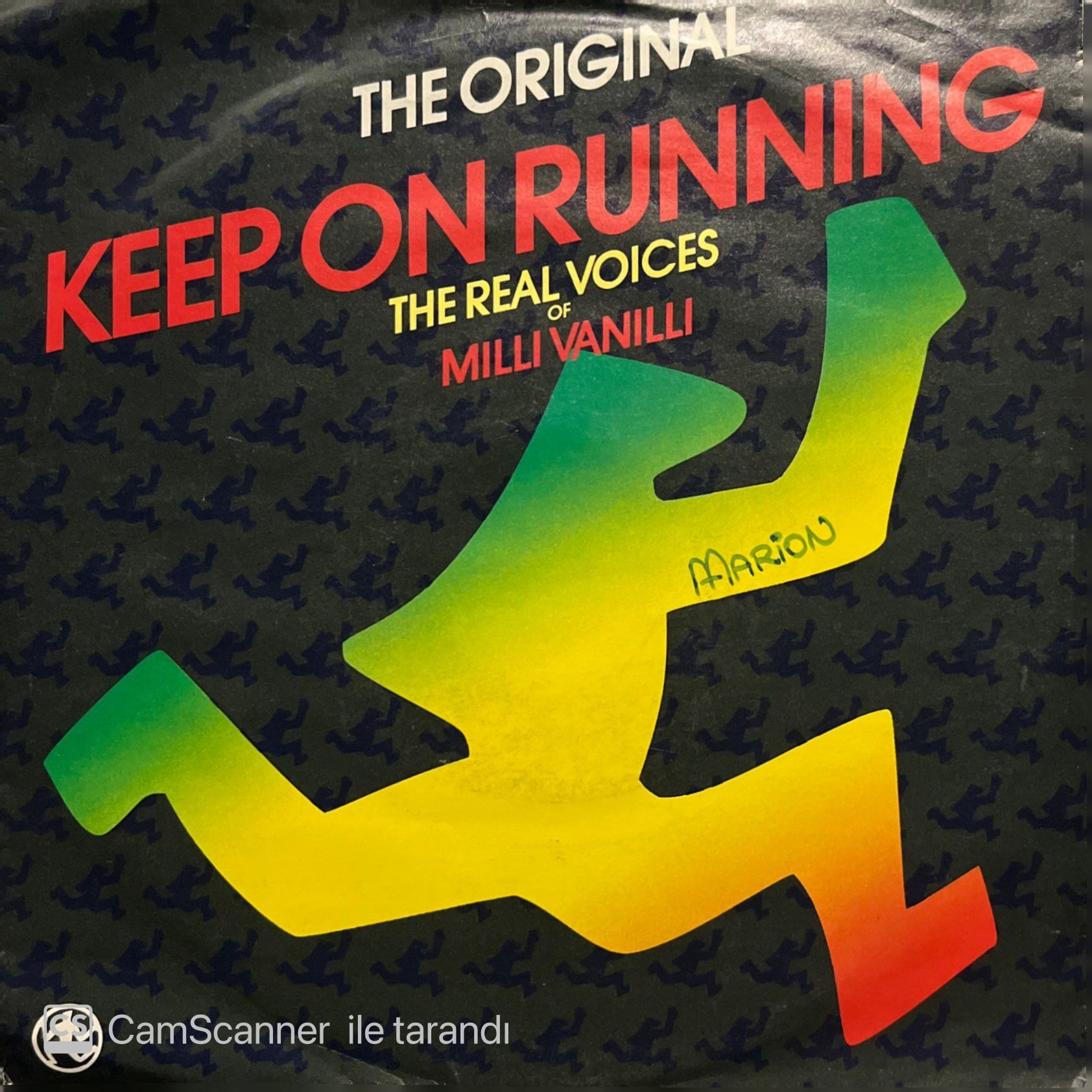 Milli Vanilli Keep On Running 45lik Plak