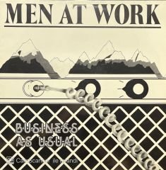 Men At Work Business As Usual LP Plak