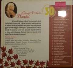 Klasik Müzik Koleksiyonu 3 George Frederic Handel CD