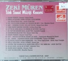 Zeki Müren Türk Sanat Müziği Konseri CD