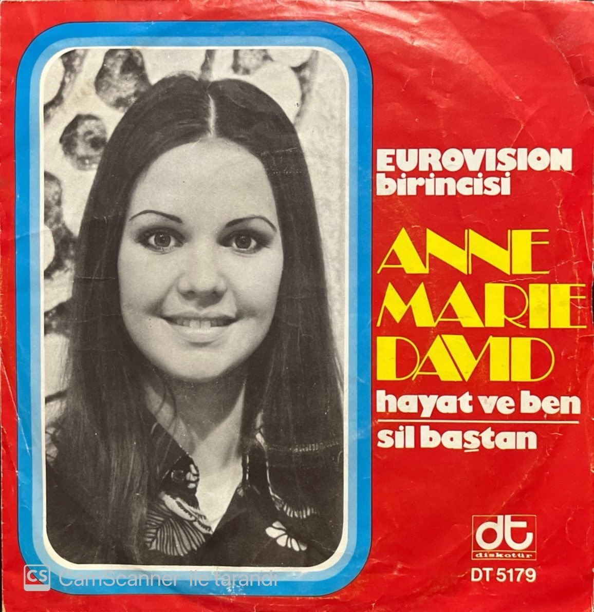 Anne Marie David Hayat Ve Ben 45lik Plak