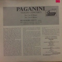 Paganini Violin Concerto No.2 LP Plak