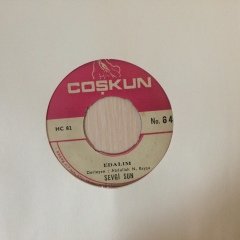 Sevgi Sun Edalım 45lik Plak