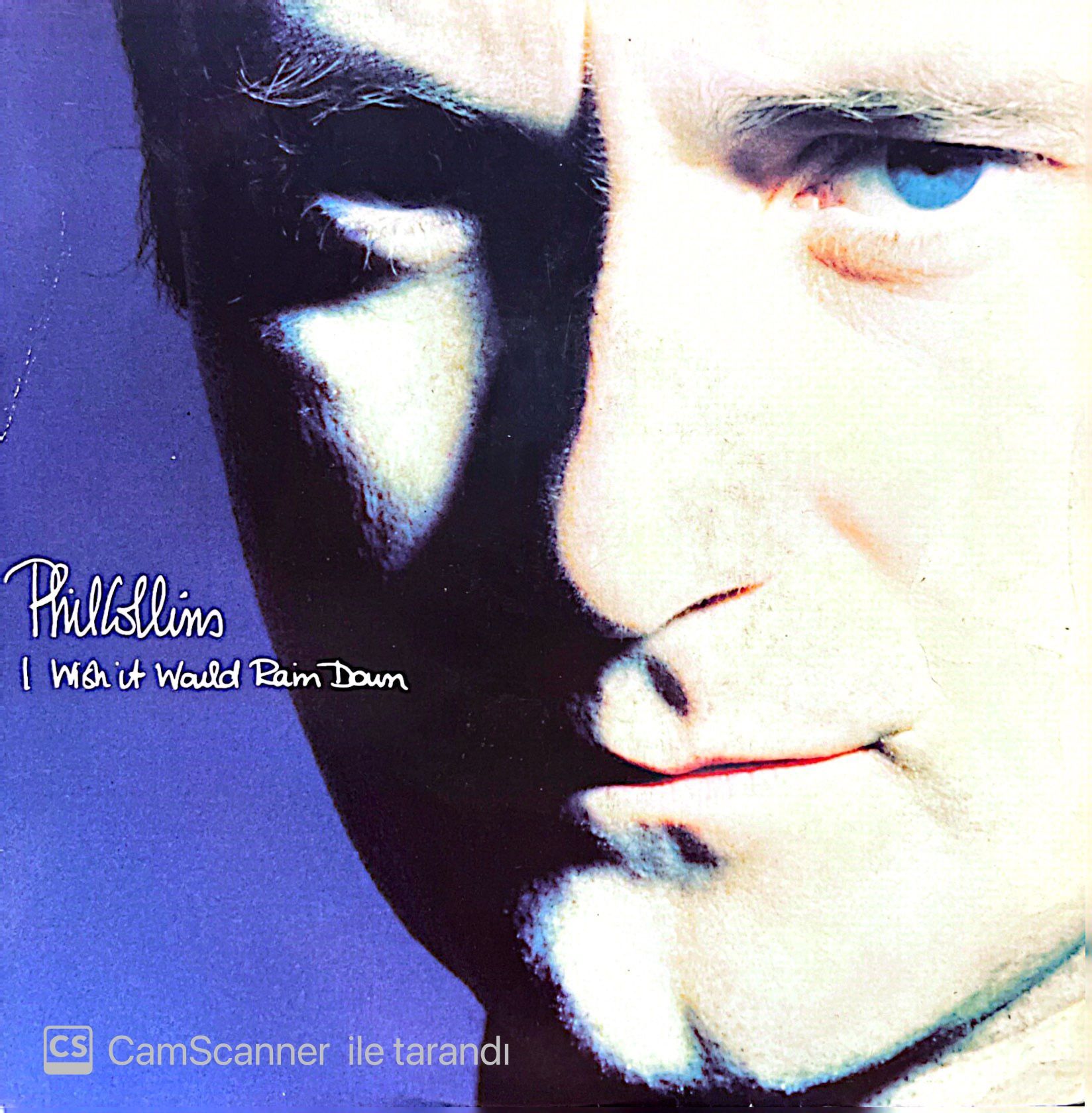 Phil Collins I Wish It Would Rain Down 45lik Plak
