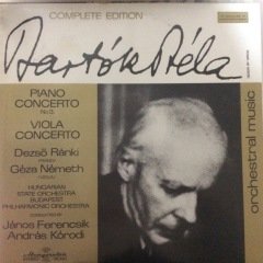 Bartok Bera Piano Concerto No.3 LP Plak