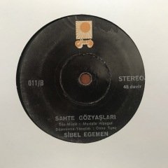 Sibel Egemen Sahte Gözyaşları 45lik plak