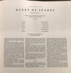 Tchaikovsky Queen Of Spades 4 LP Klasik Box Set Plak