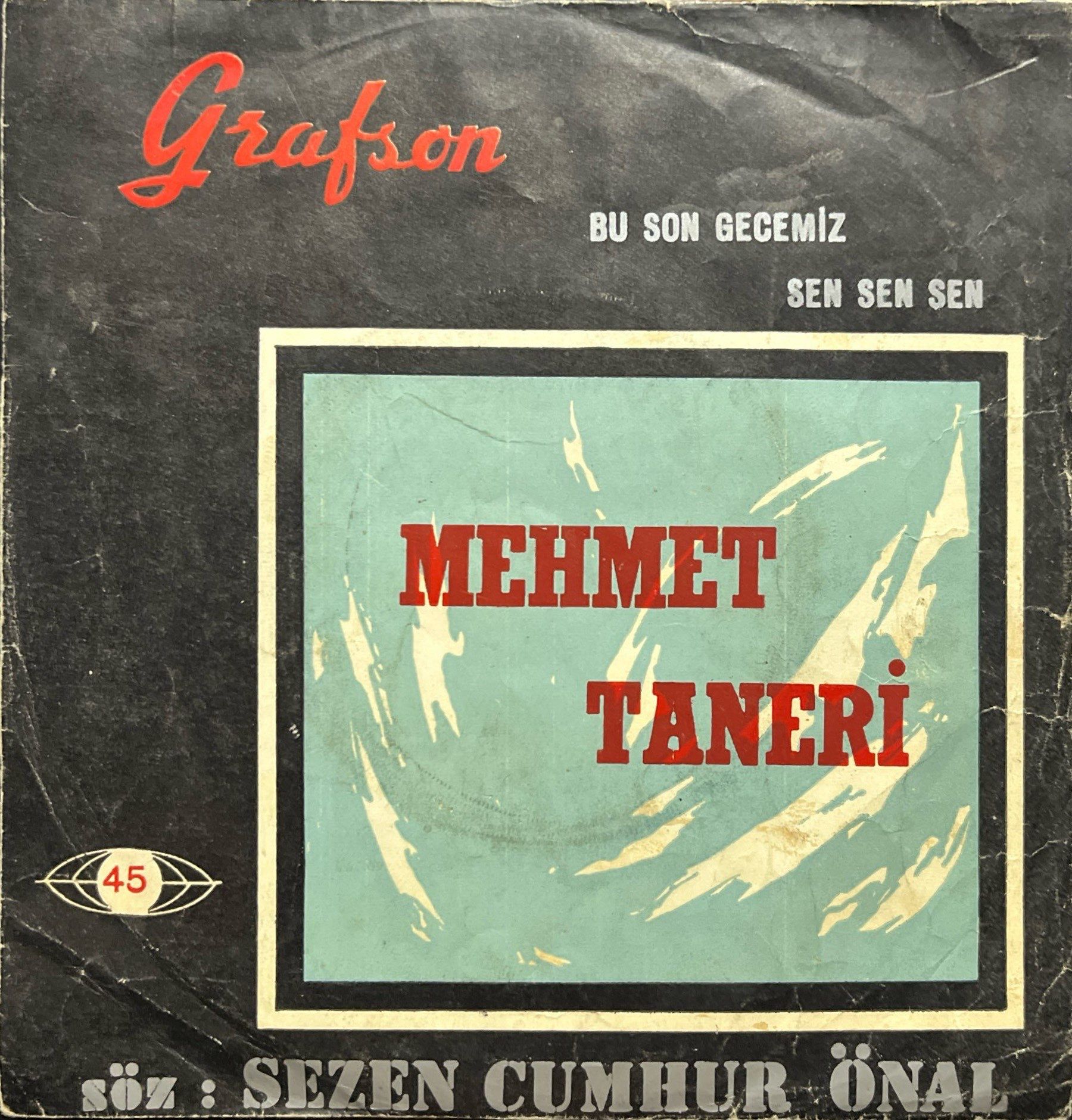 Mehmet Taneri Sen Sen Sen 45lik Plak
