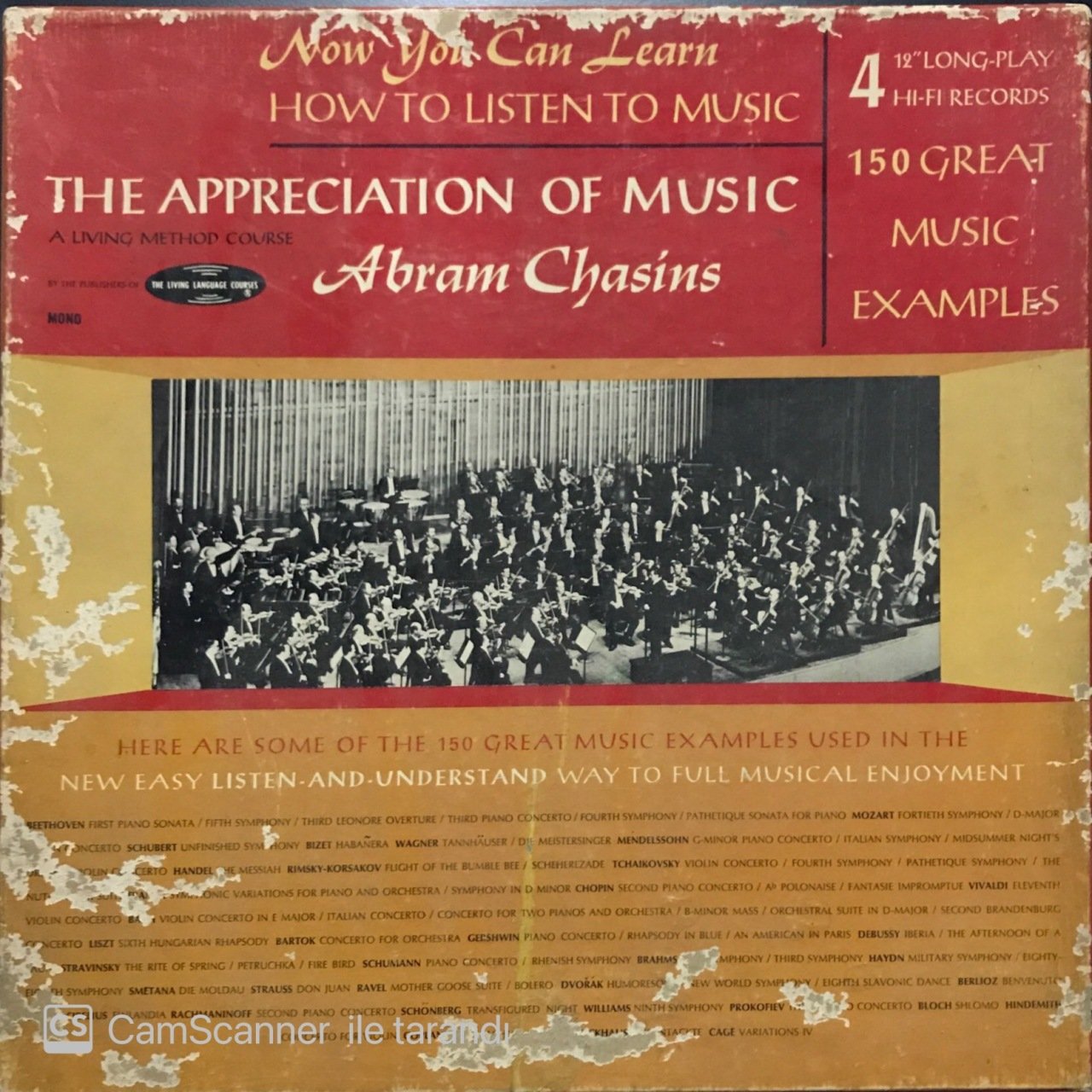 The Appreciation Of Music 4 LP Klasik Box Set Plak