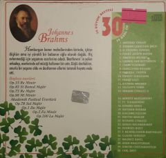 Klasik Müzik Koleksiyonu 15 Johannes Brahms CD