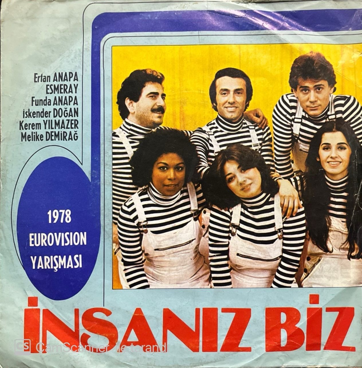 Ertan Anapa Esmeray İnsanız Biz 45lik plak