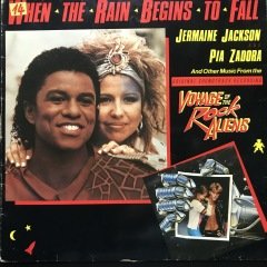 jermaine Jackson And Pia Zadora Voyage Of The Rock Aliens LP Plak
