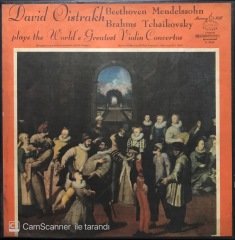 David Oistrakh Plays The World's Greatest Violin Concertos 3 LP Klasik Box Set Plak
