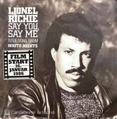 Lionel Richie Say You, Say Me 45lik Plak