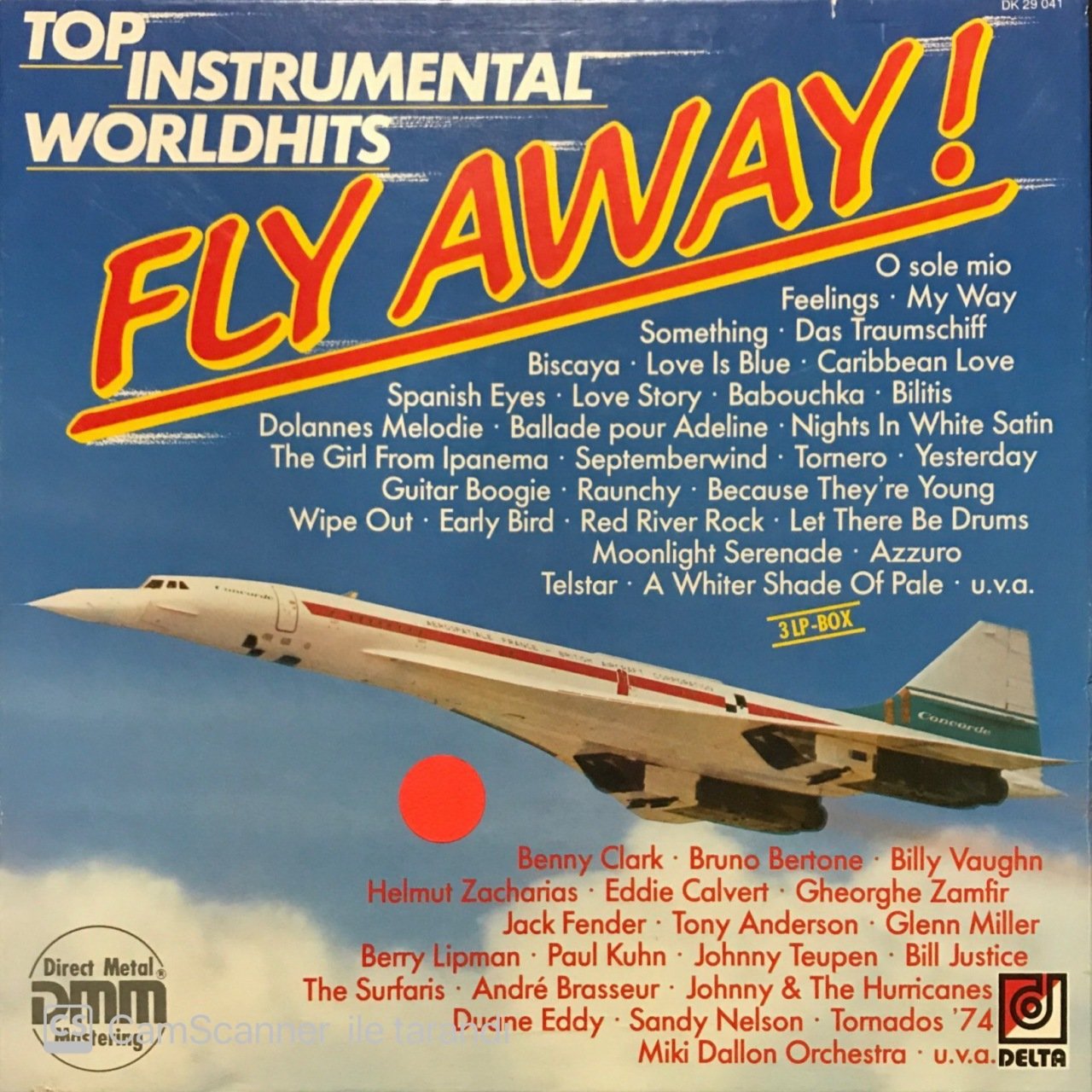 Fly Away Top Instrumental Worldhits 3 LP Box Set Plak
