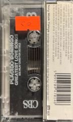 Placido Domingo Greatest Love Songs Kaset