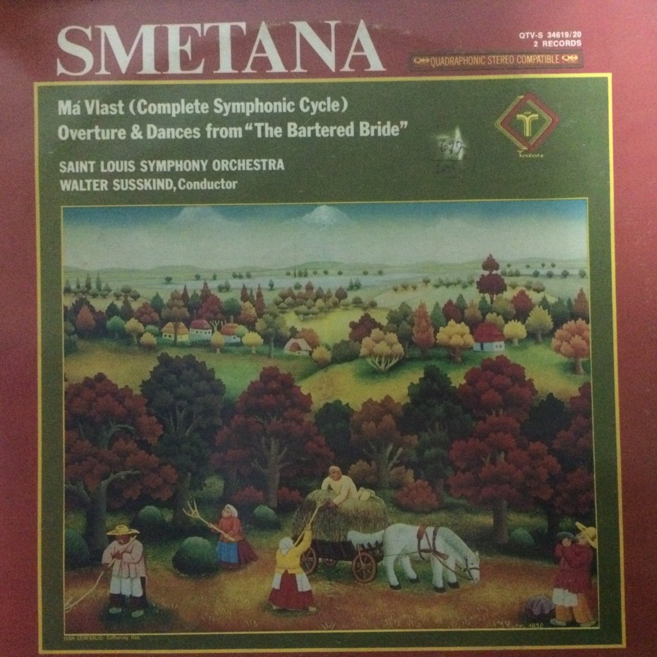 Bedrich Smetana Ma Vlast Çift LP Plak