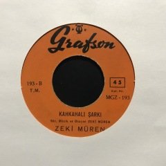 Zeki Müren Kahkahalı Şarkı 45lik Plak