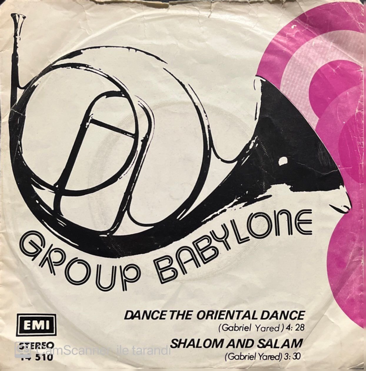 Group Babylone Dance The Oriental Dance 45lik Plak