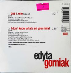 Edyta Gorniak One & One CD