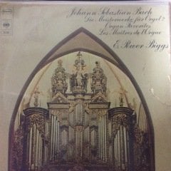 Bach Die Meisterwerke Für Orgel 2 Çift LP Plak
