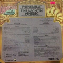 Johann Strauss Wiener Blut Çift LP Plak