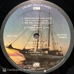 CSN Crosby Still & Nash LP Plak