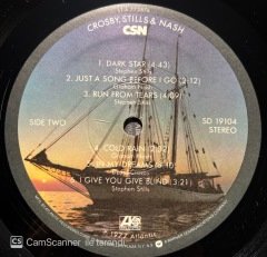 CSN Crosby Still & Nash LP Plak