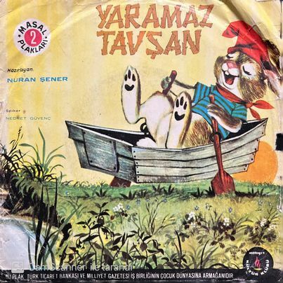 Nuran Şener Yaramaz Tavşan 45lik Plak