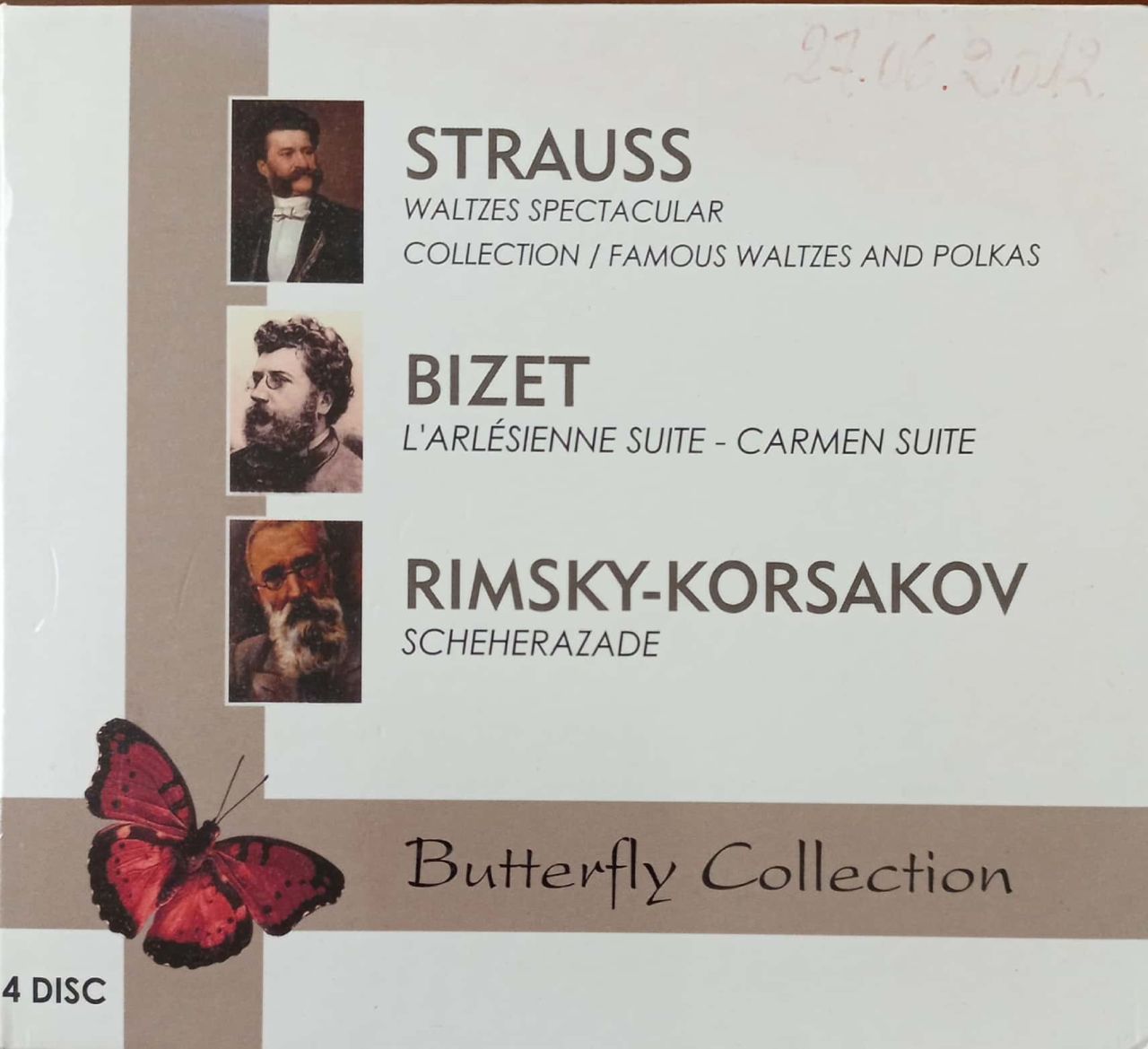 Strauss Bizet Rimsky Korsakov Butterfly Collection CD