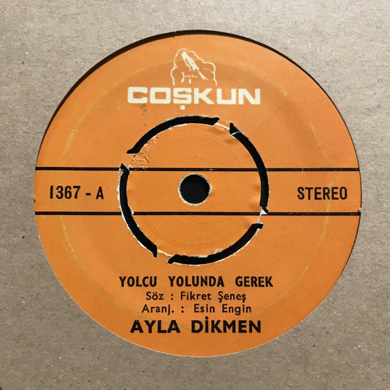 Ayla Dikmen Yolcu Yolunda Gerek 45lik plak