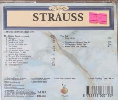 Palette Strauss The Gypsy Baron CD