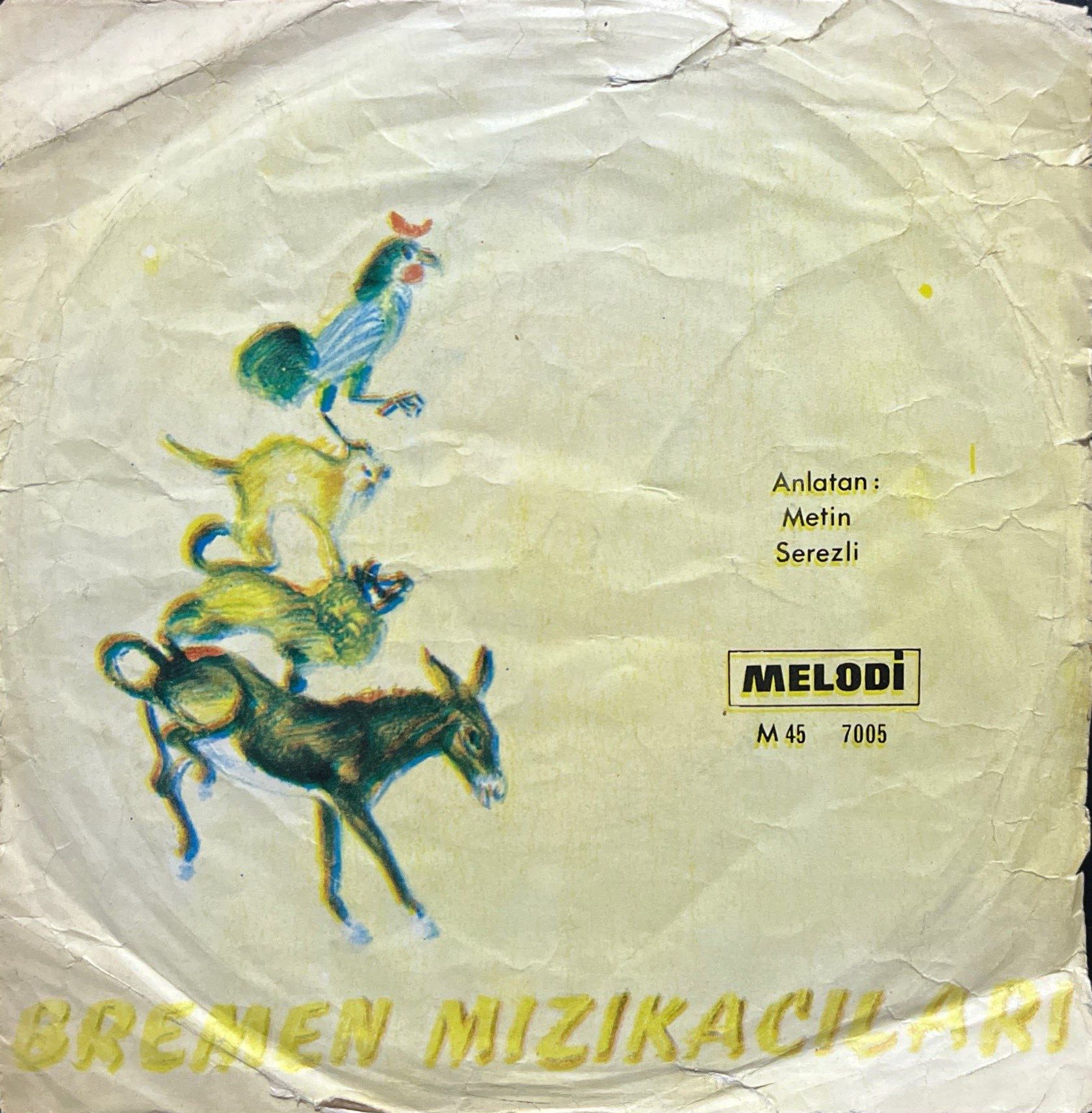 Metin Serezli Bremen Mızıkacıları 45lik Plak