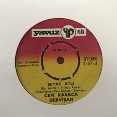 Cem Karaca Dervişan Beyaz Atlı 45lik plak