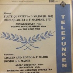 Mozart Flute Quartet LP Plak