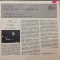 Antonin Dvorak Piano Concerto LP Plak