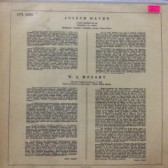 Joseph Haydn E-Moll Szimfonia No.44 LP Plak