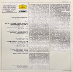 Lugwig Van Beethoven Die Klavierquartette LP Plak