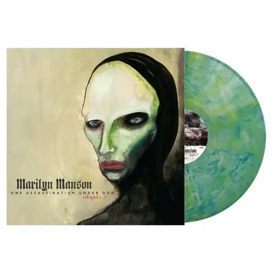 Marilyn Manson One Assassination Under God - Chapter 2 (Green - Blue Marbled Vinyl edition) LP Plak