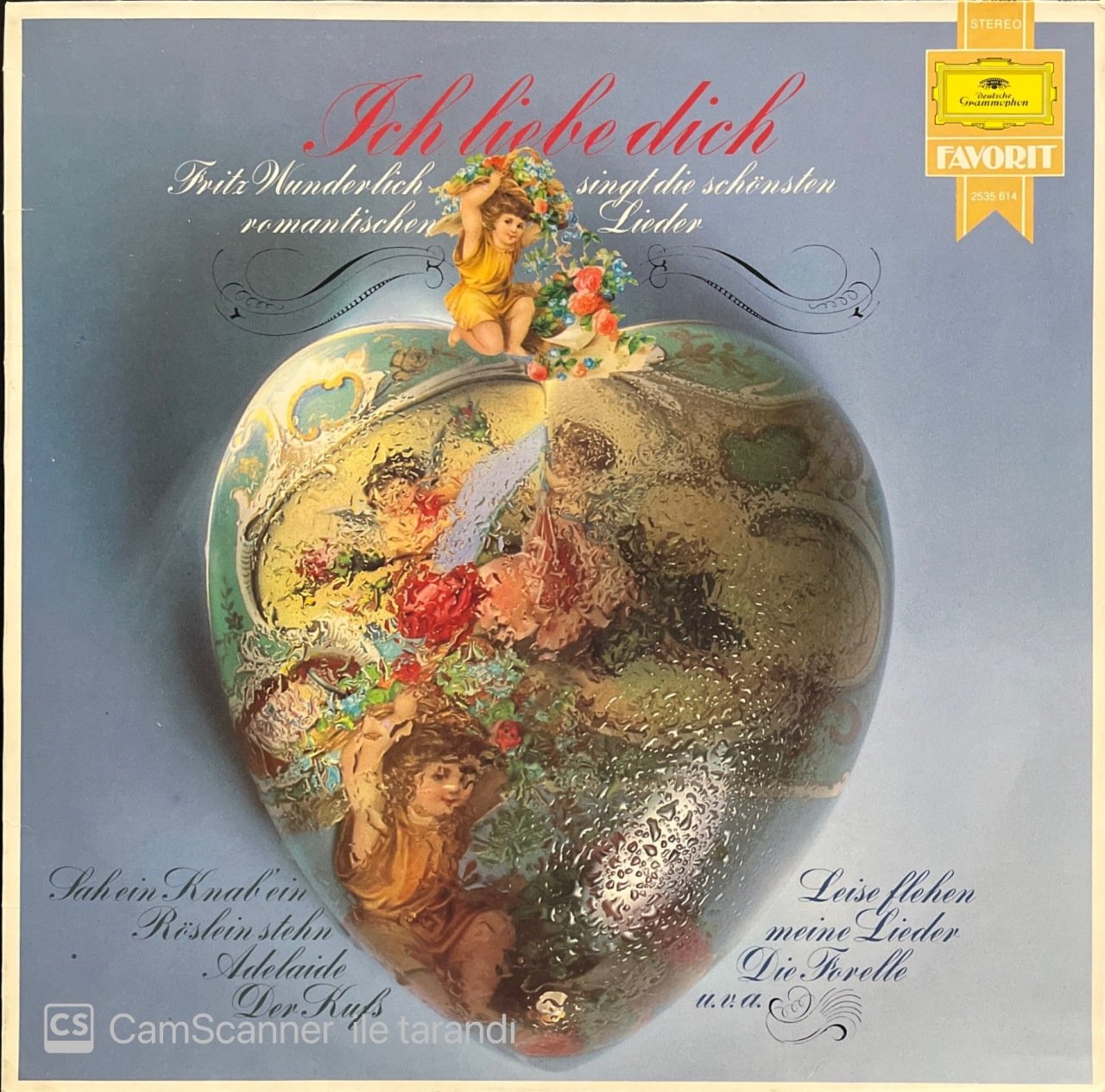 Franz Schubert Ich Liebe Dich LP Plak