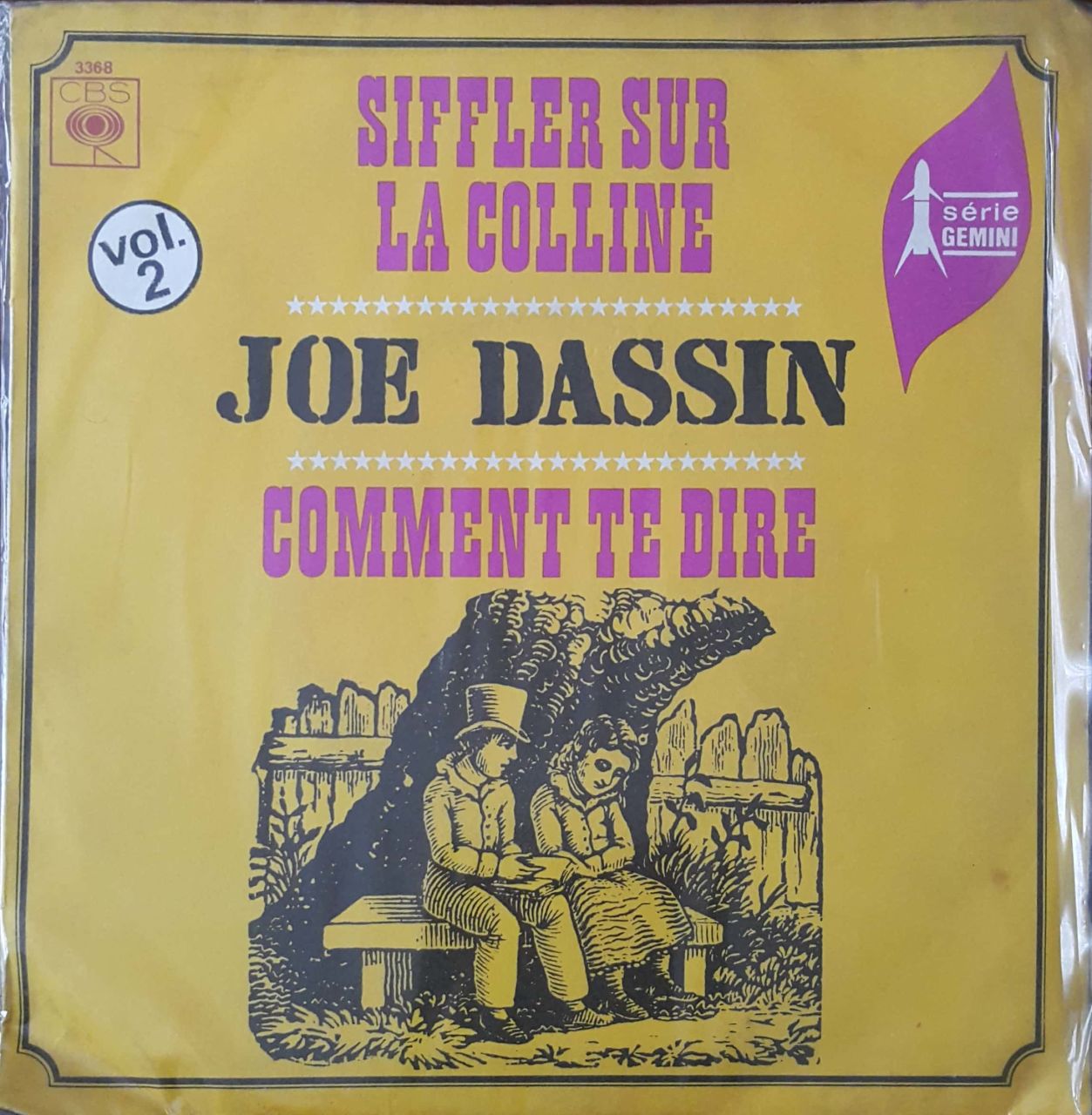 Joe Dassin Siffler Sur La Colline 45lik Plak