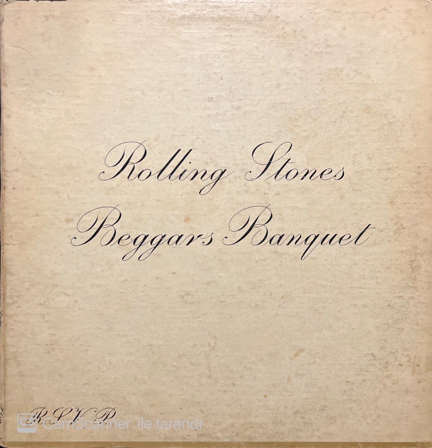 The Rolling Stones Beggars Banquet LP Plak