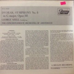 Antonin Dvorak Symphony No.8 LP Plak