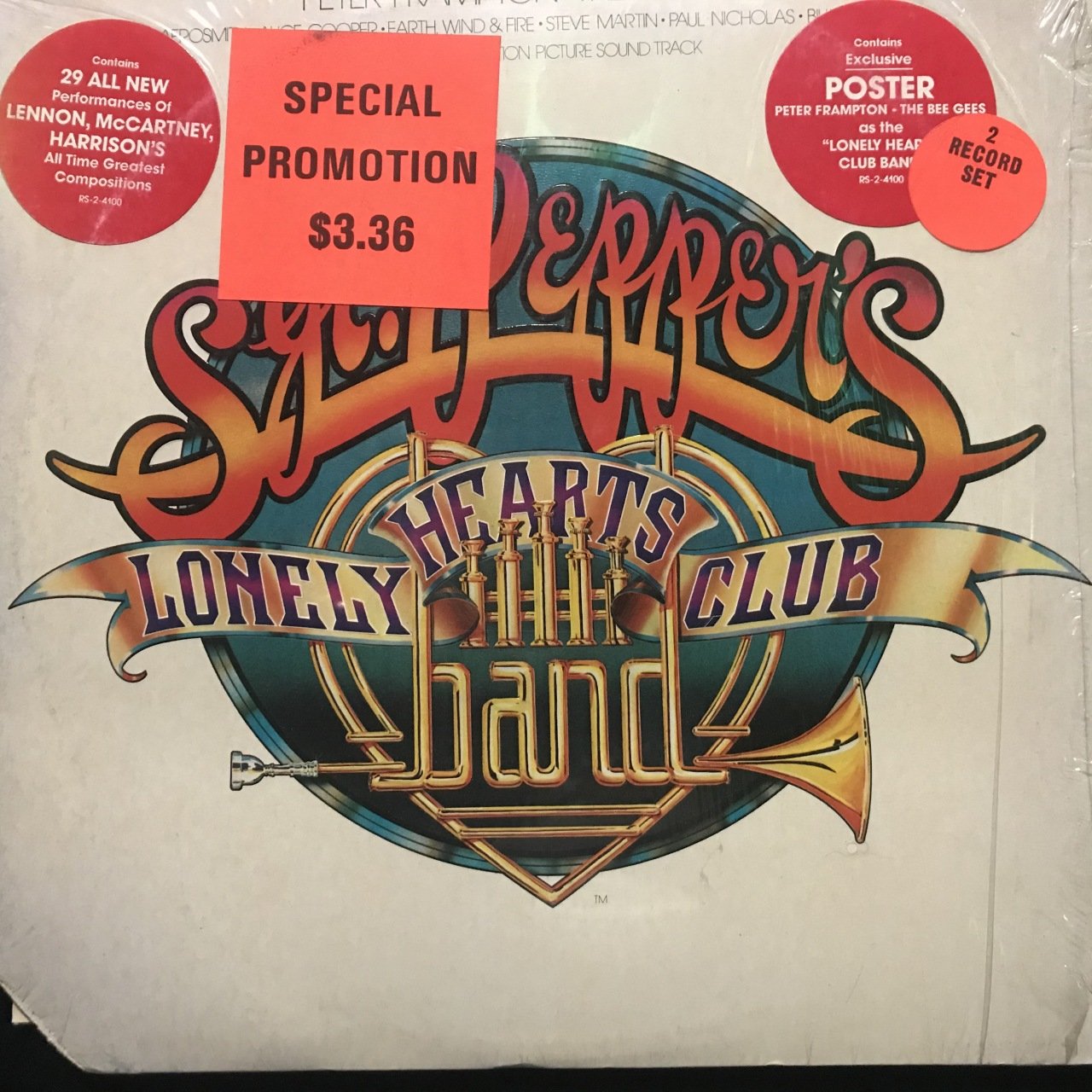 Sgt. Pepper's Lonely Hearts Club Band Soundtrack Çift LP Plak