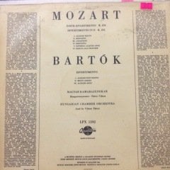 Mozart D-Dür Divertimento K. 251. LP Plak