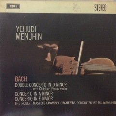 Yehudi Menuhin Bach Double Concerto LP Plak