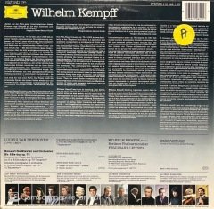 Beethoven Klavierkonzert No.5 Wilhelm Kempff LP Plak