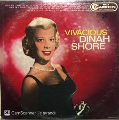 Vivacious Dinah Shore LP Klasik Plak
