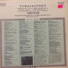 Tchaikovsky Concerto No.1 LP Plak